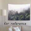 Misty Forest Wall Tapestry Bedroom Rental Dormitory Backdrop Decorative Wall Cloth Tapestry; 29x39 inch
